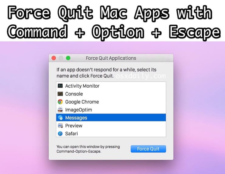 Force quit installer on mac